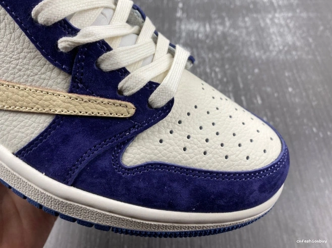 TRAVIS SCOTT JORDAN 1 DM7866-808 CUSTOM AIR X 0806